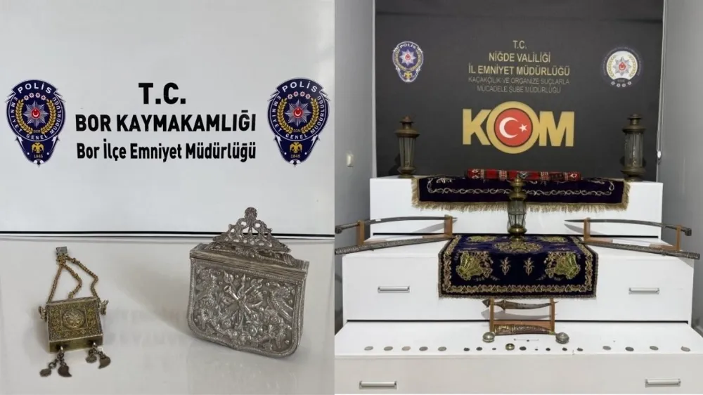 Niğde'de Tarihi Eser Kaçakçılığı Operasyonu: 1 Şüpheli Yakalandı
